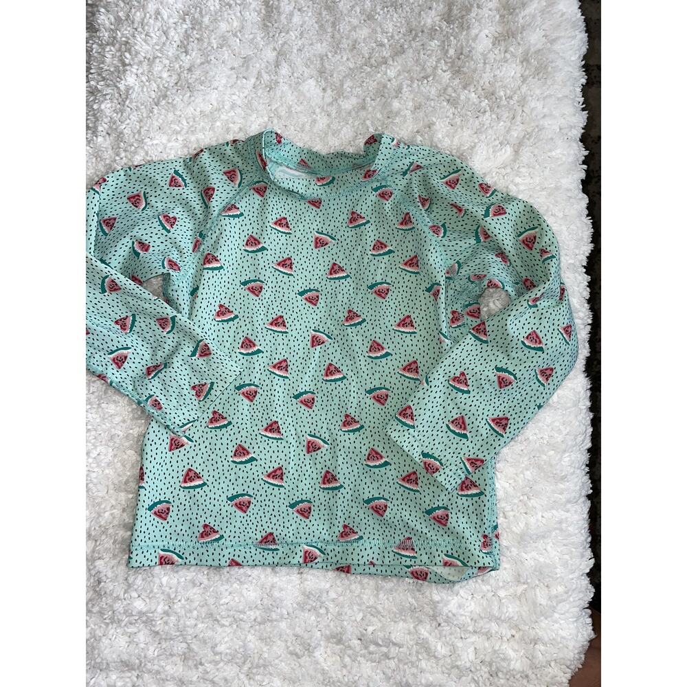 Egg by Susan Lazar girls sz. 4 watermelon long sleeved rashguard. Cute, *nt. des